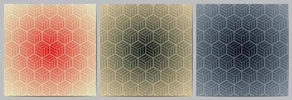 Geometric pattern with polygonal traditional design vector