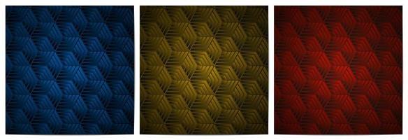 Geometric pattern stripes lines with polygonal shape vector