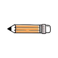 Pencil element. Doodle sketch scribble vector