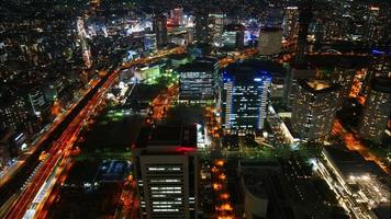 hermoso edificio alrededor de la ciudad de yokohama en japón video