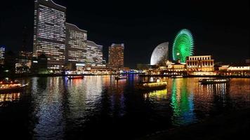 Beautiful building around Yokohama city in Japan video