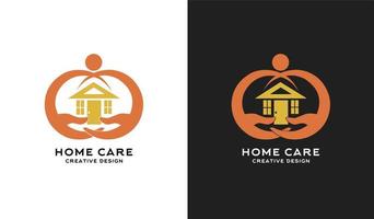 home care logo design elements vector