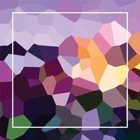 Abstract crystal background vector