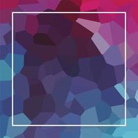 Abstract crystal background vector