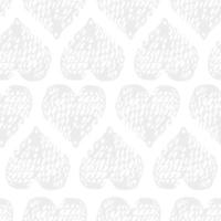 Vector seamless background with gray heart shape. Use it for wallpaper, textile print, pattern fills, web page, surface textures, wrapping paper, design of presentation and other graphic design