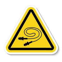 Wear Earplugs Symbol Sign Isolate on White Background,Vector Illustration vector