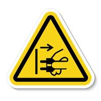 PPE Icon.Disconnect Mains Plug From Electrical Outlet Symbol Sign Isolate On White Background,Vector Illustration vector