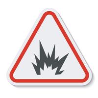 Signo de símbolo de peligro de arco eléctrico, ilustración vectorial, aislar en la etiqueta de fondo blanco .eps10 vector