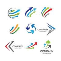 Arrow logo images vector