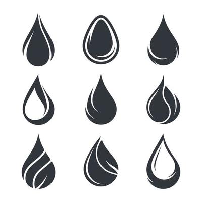 Water drop logo images