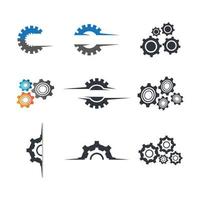 Gear logo images vector