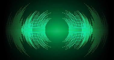 Sound waves oscillating dark light vector