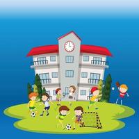 Children Back to School free Vector