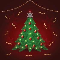 Festivity Christmas Tree vector