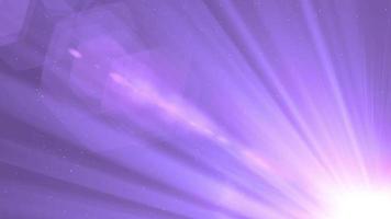 Animación de lazo de rayos de luz púrpura video