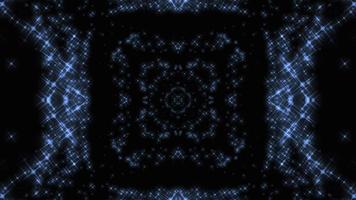 symmetrische patronen, vj fractal caleidoscoop naadloze loops animatie. video