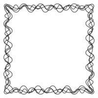 Abstract frame on White background. Vector Illustration