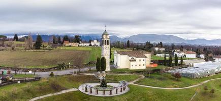 Symmetries and art seen from above. photo