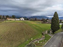 Symmetries and art seen from above. photo