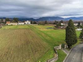 Symmetries and art seen from above. photo