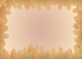 Background simple with leaf brown. vector