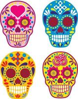 Holy Death, Day of the Dead, mexican sugar skull, grunge vintage design t shirts vector