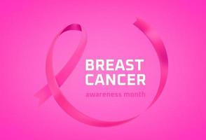 Breast cancer awareness month concept vector