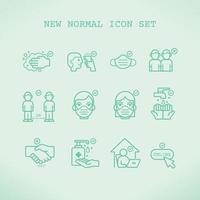 New Normal Protocol Icon Set