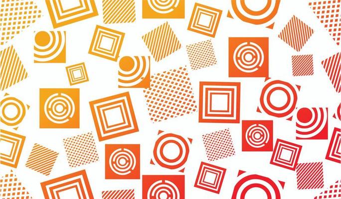 seamless circle geometric modern pattern