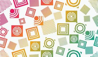 seamless circle geometric modern pattern vector