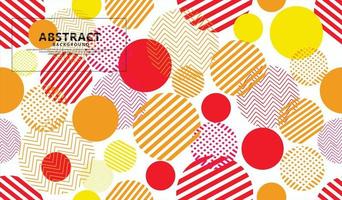 seamless circle geometric modern pattern vector