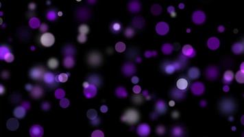 Bokeh purples particles overlay effect video
