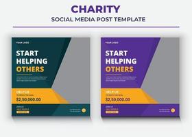 charity Social media post and flyer