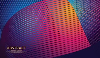Abstract flow lines background with elegant and futuristic gradation color for wallpaper and other users vector