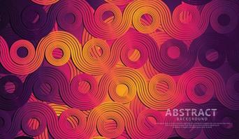 Abstract futuristic colorful circle and waves Background. vector illustration