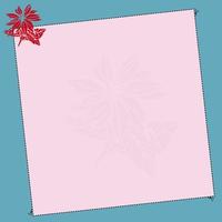 Background with Flower Decoration vector