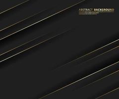 Premium background. Abstract luxury pattern. Gold glitter stripes background. Abstract gold line texture. Black pattern vector illustration.