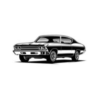 car silhouette car black and white car lineart vector