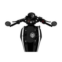 motorcycle sport top view suitable for stickers and screen printing vector