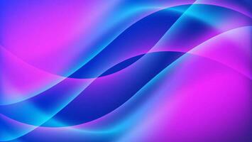 Fondo de onda azul y rosa degradado abstracto vector