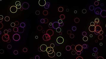 Abstract beautiful double bokeh light blurred glowing background. video