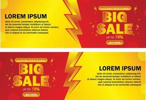 Big Sale Banner Template Illustration vector