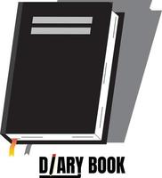 diary symbol or also for note icon vector