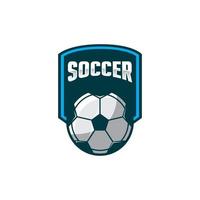 Soccer logo template, Football logo illustration, Soccer club badge vector