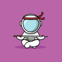 Astronaut Holding Sword