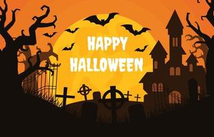 Happy Halloween Background vector