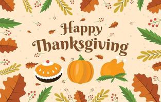 Thanksgiving Festivity Background vector