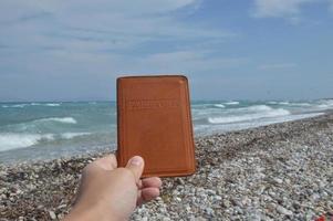 Passport for international travel by sea photo