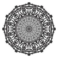 patrón circular en forma de mandala vector