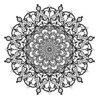 Circular pattern in form of mandala vector